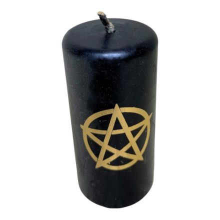 Pentagram mintájú gyertya